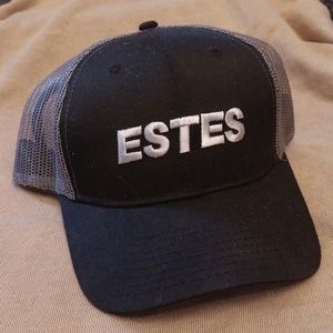 Trucker Mesh New Never Used Embroidered Hat, Gray Black